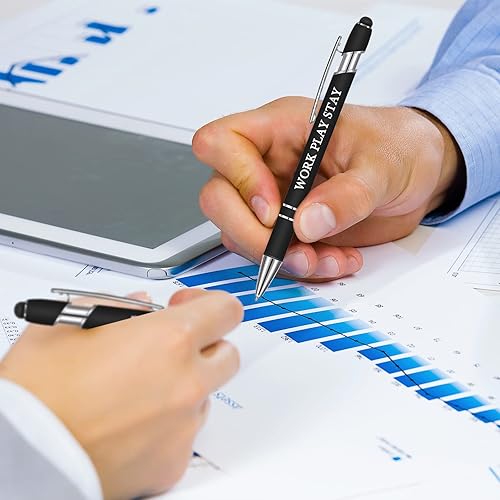 Vista 126 de Zonon - Paquete 12 bolígrafos con frases motivacionales para escuela y oficina, punta fina, escritura uniforme, citas divertidas para regalar a Rosa