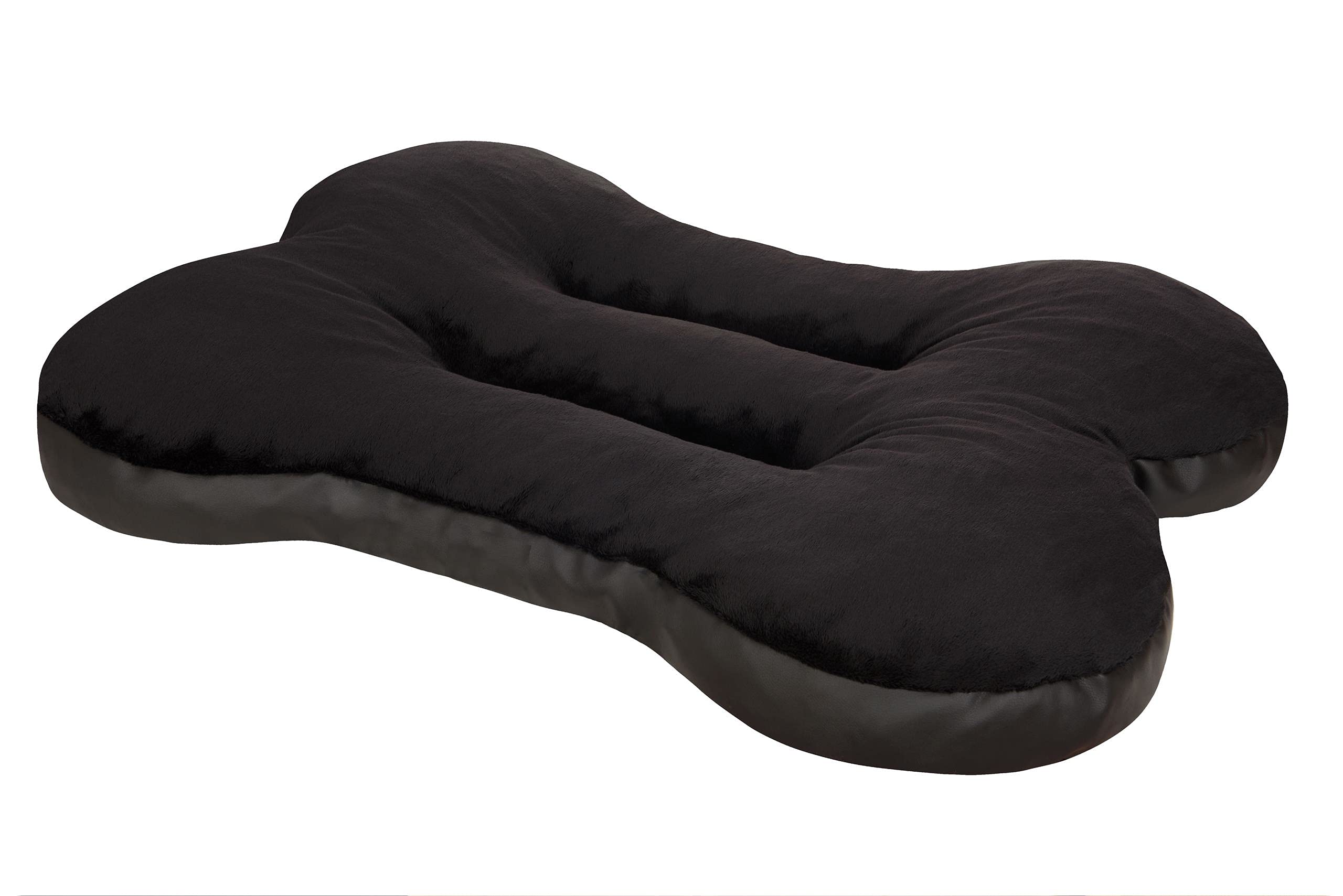 Materassino per cani, cuscino per cani, cuscino per cani, letto per animali domestici, morbido, dimensioni: M – 95 x 67 cm, colore: nero