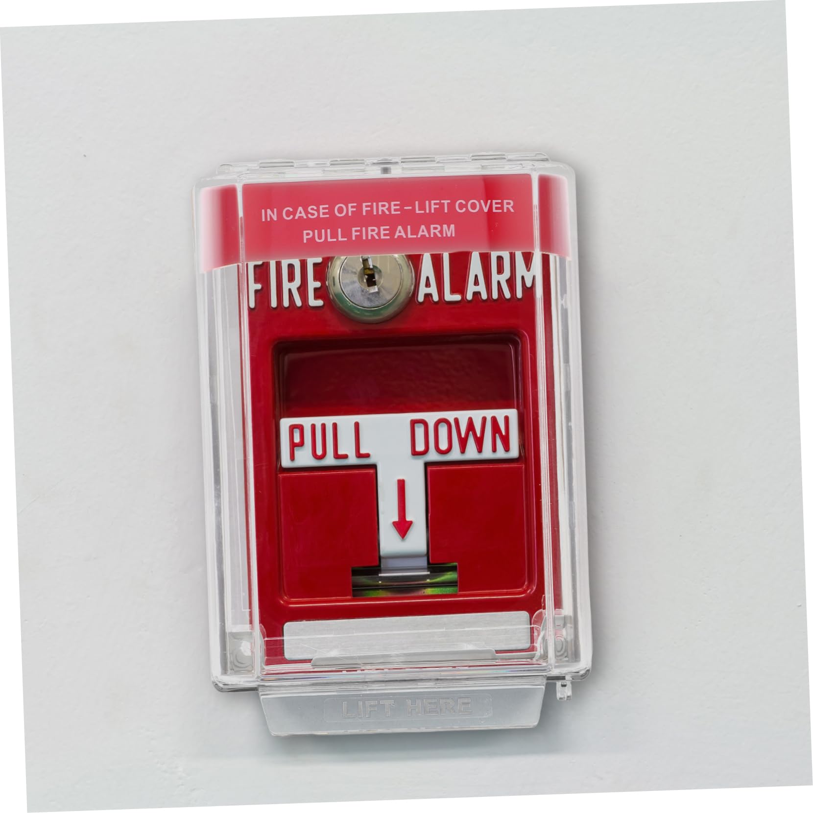 Protector de Botón de Alarma Manual de Incendio, Cubierta de Plástico | Cobertura Total del Pulsador, Instalación Sencilla, Ayuda a Mantener la Limpieza