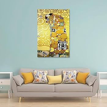 Amazon.co.jp: グスタフ・クリムト「抱擁 II」ポスター「抱擁