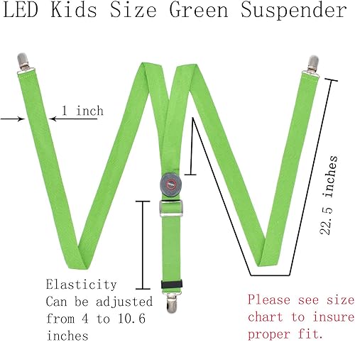 Miniatura 3 de Disfraces de Navidad para niños y niñas con tirantes iluminados, tirantes LED, divertidos disfraces de Navidad, recuerdos de fiesta