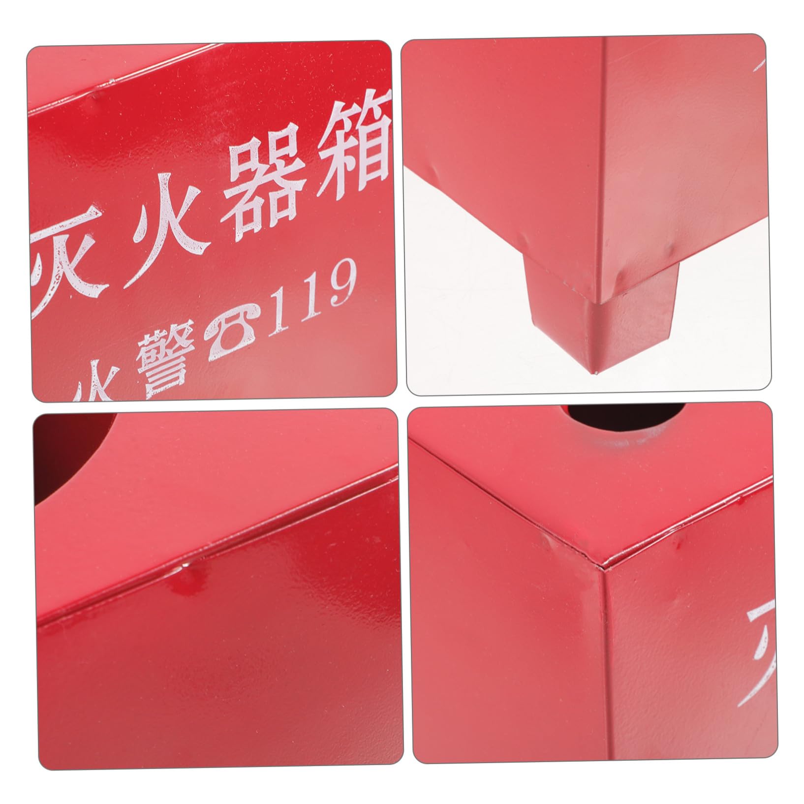 VALICLUD Soporte para Seguridad Rojo para Extintor Hierro en Incendios y 2-4kg Base Resistente Diseño Práctico Adecuado Hogar y Oficina