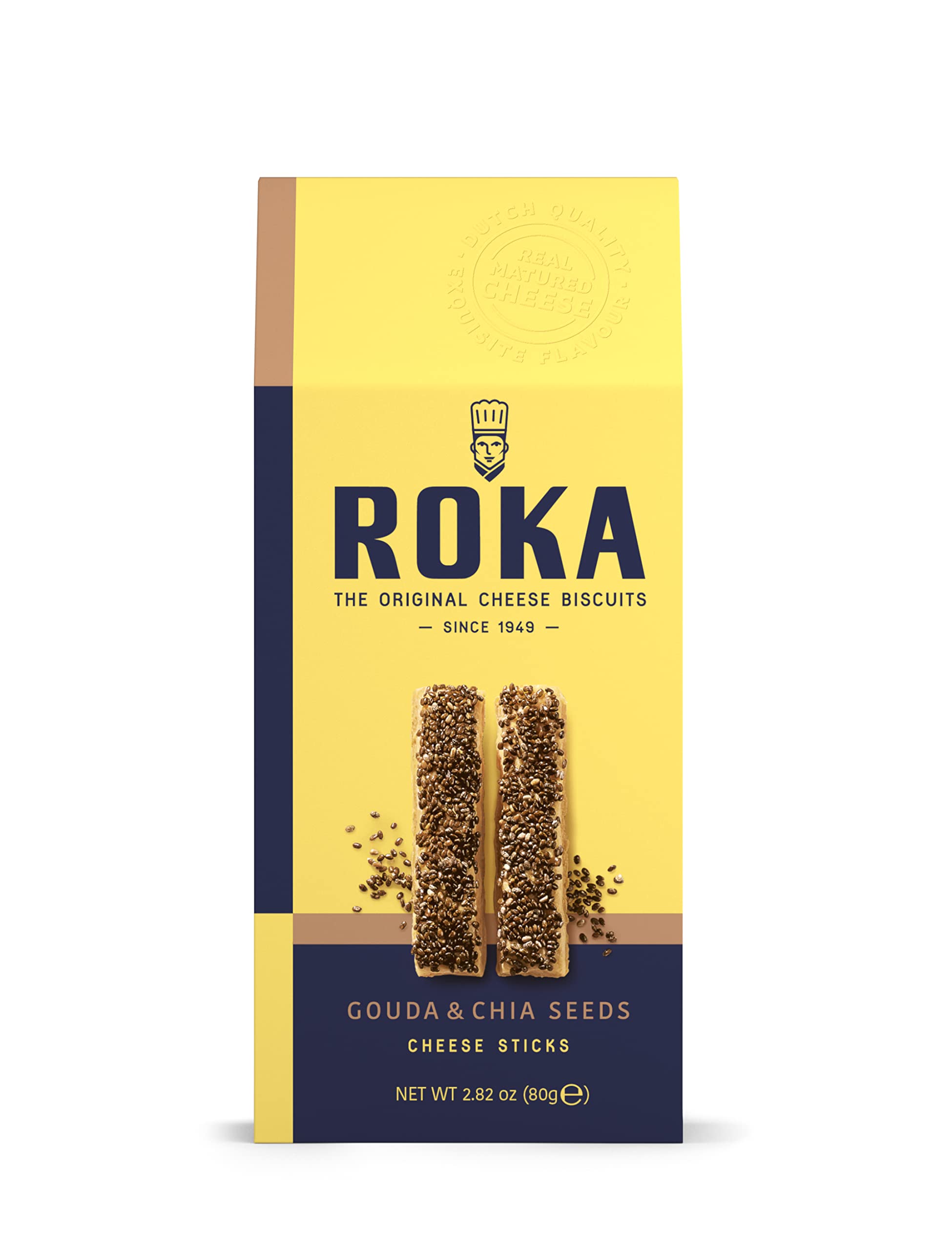 ROKAGouda and Chia Seed Cheese Sticks, 2.82 oz.