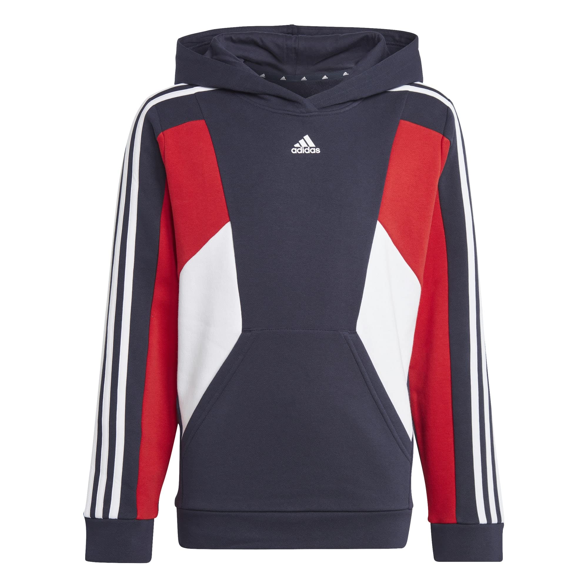 adidas Mixte enfant Colorblock 3-Stripes Hoodie, Legend Ink / Better  Scarlet / White, 7-8 Years : Amazon.fr: Mode