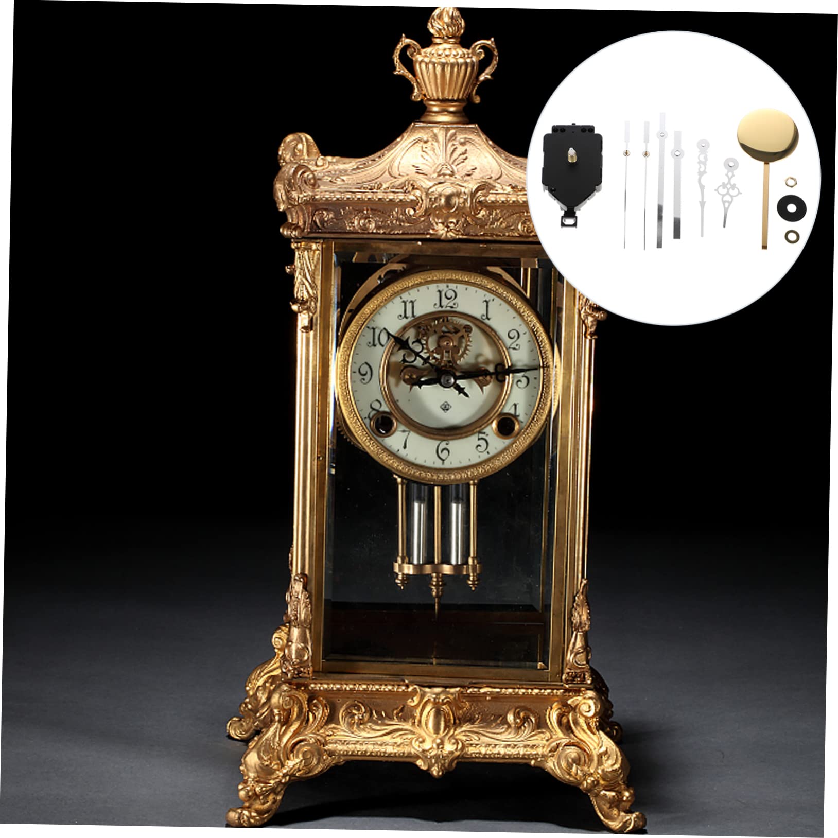 DOITOOL 2sätze Präzisions- Mit Stummmechanismus Für -wanduhr Geeignet Für Pendeluhren Quarz-uhrwerke Leise Und Langlebige Uhrenteile Für Heimdekoration Und Bastelprojekte