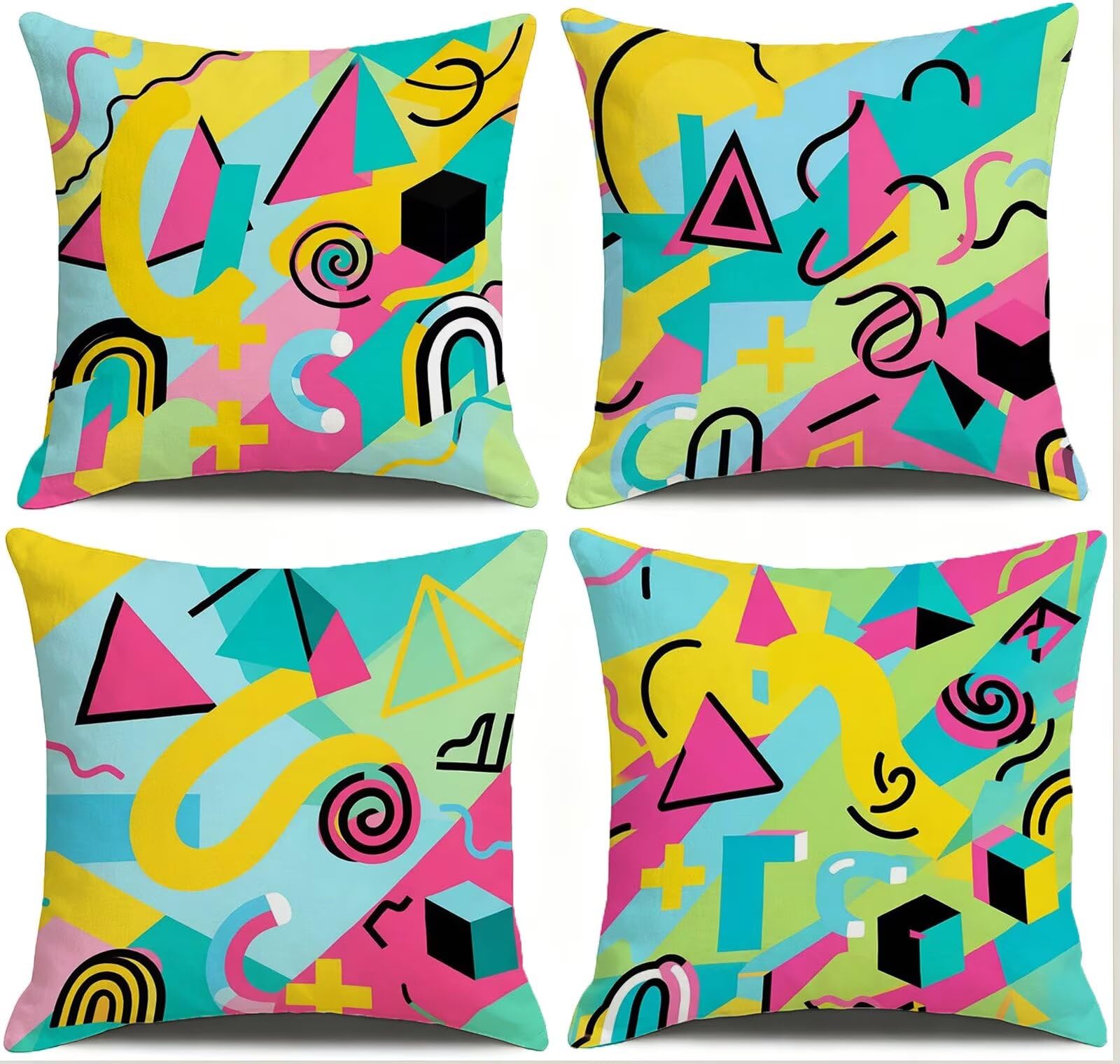 Colorato Federe Cuscini Divano 45x45cm, Cuscini da Esterno, Cod-213