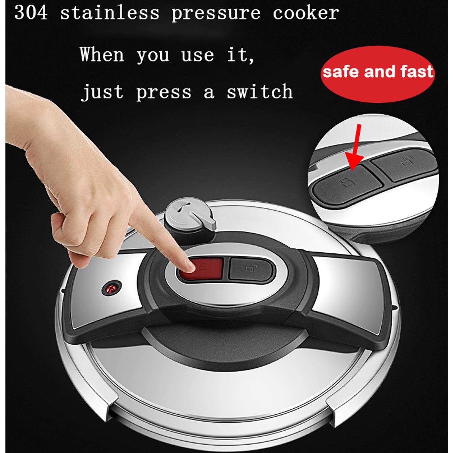 Buy KRAMPAN Pressure Cooker, Stainless Steel Pressure Cooker