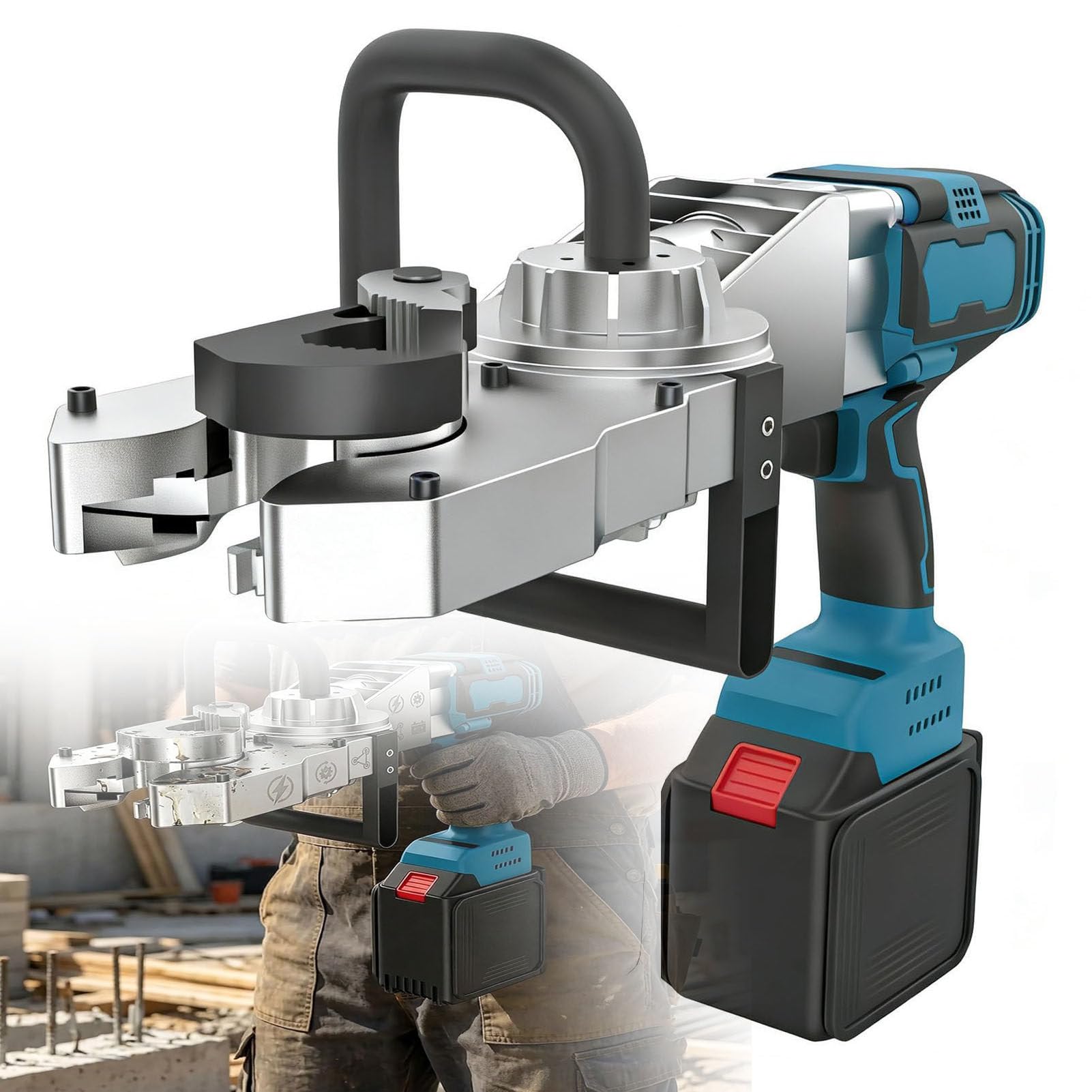 WYBYYDS Cordless Rebar Threading Machine