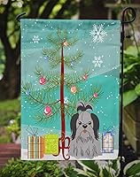 Vista 1339 de Caroline's Treasures BB4243GF Bandera de jardín con texto en inglés «Merry Christmas» con texto en inglés «Merry Christmas», bandera decorativa