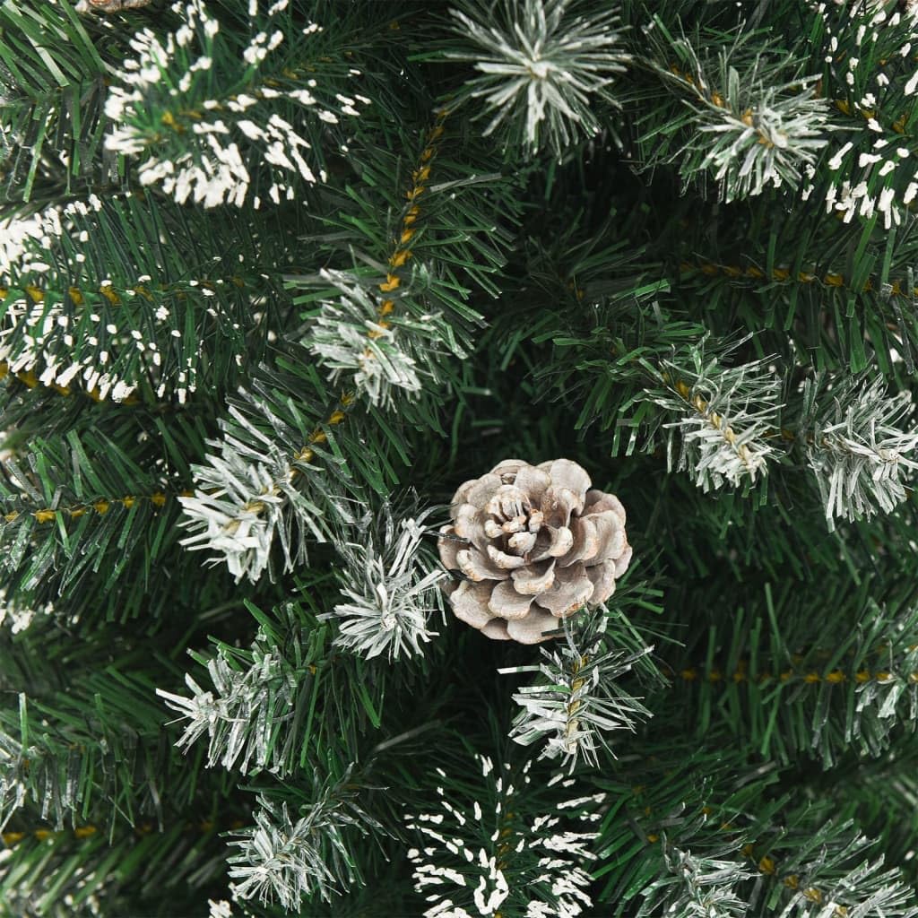 Albero Di Natale Con Luci,Albero Di Natale Foltoalbero Di Natale Artificiale Sottile Con Base 150 Cm Pvc Adatto Per Ingresso, Festa, Cortile, Giardino, Hotel, Negozio