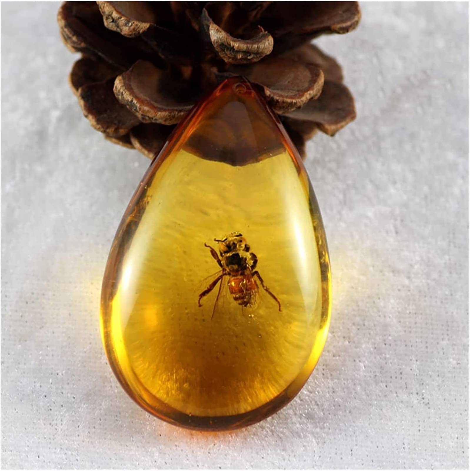Mineralien Steine ​​Anhänger Pullover Kette Natur Insekt Skorpion Kunsthandwerk Geschenk Halskette Schmetterling Insekten Stein Edelstein Stein Anhänger DIY. Ornament Kristallsteine ​​Dekoration Volle
