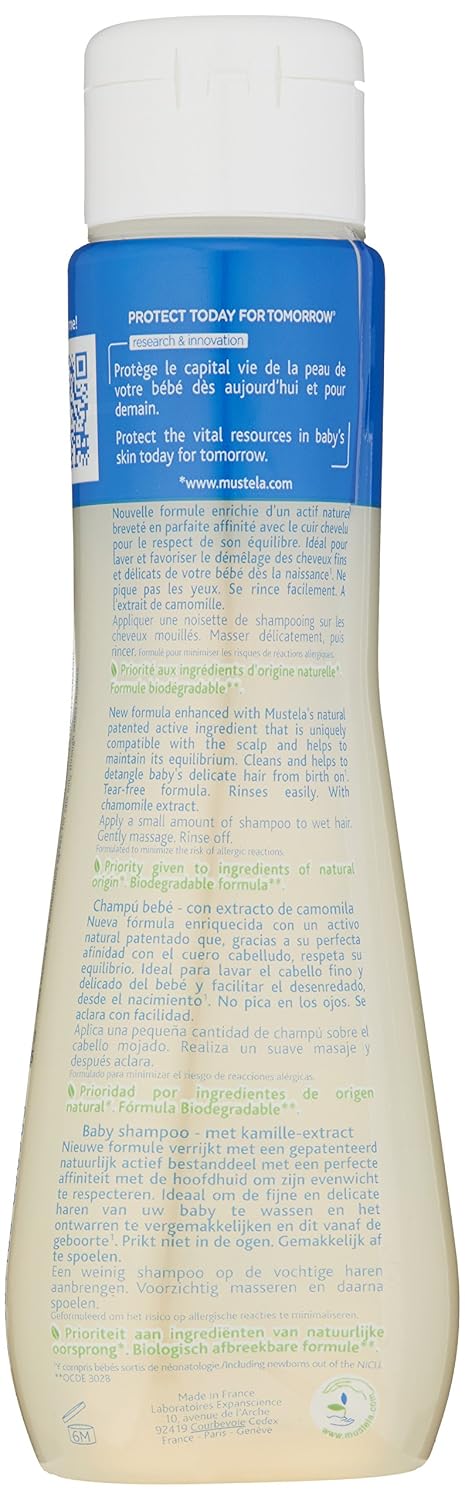Mustela Baby Shampoo, 6.76 Fl Oz