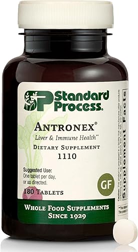Standard Process Antronex - Suplemento integral para el sistema inmunológico y salud hepática con calcio - 180 tabletas