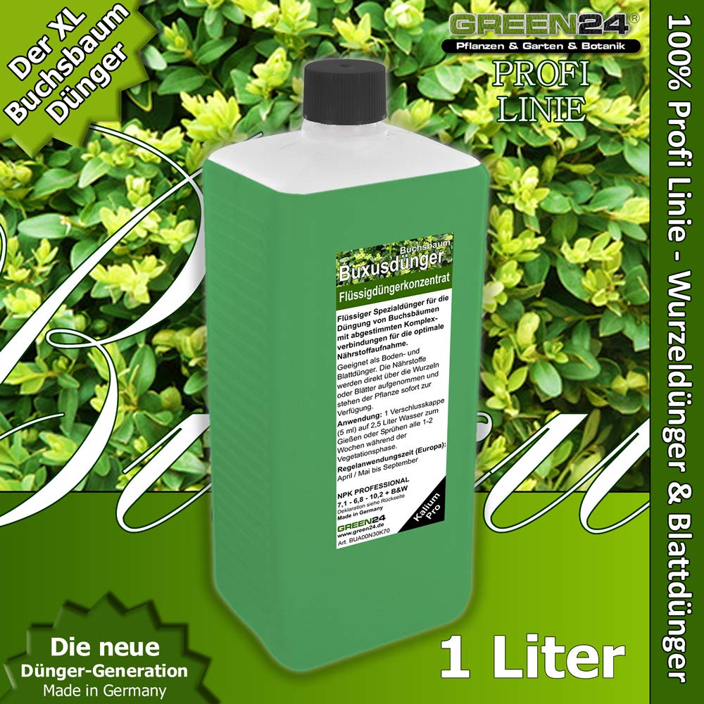 Buchsbaum-Dünger XL 1 Ltr. Buxus- und Ilex-Dünger Flüssigdünger NPK-Volldünger