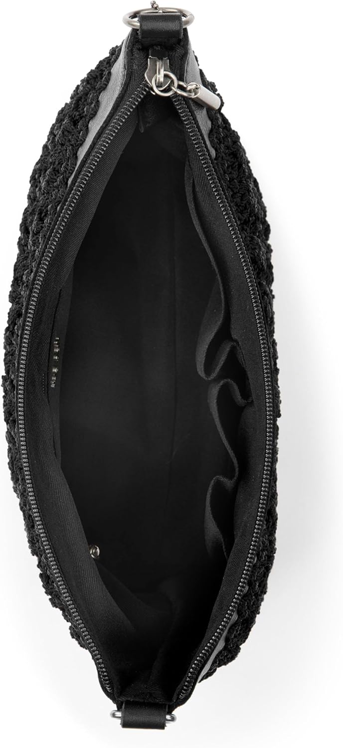 Purse - Hand Crochet Women's Handbag for Everyday & Travel, 3-in-1 Small Crossbody Bag With Zipper Closure & Pockets - Image 3