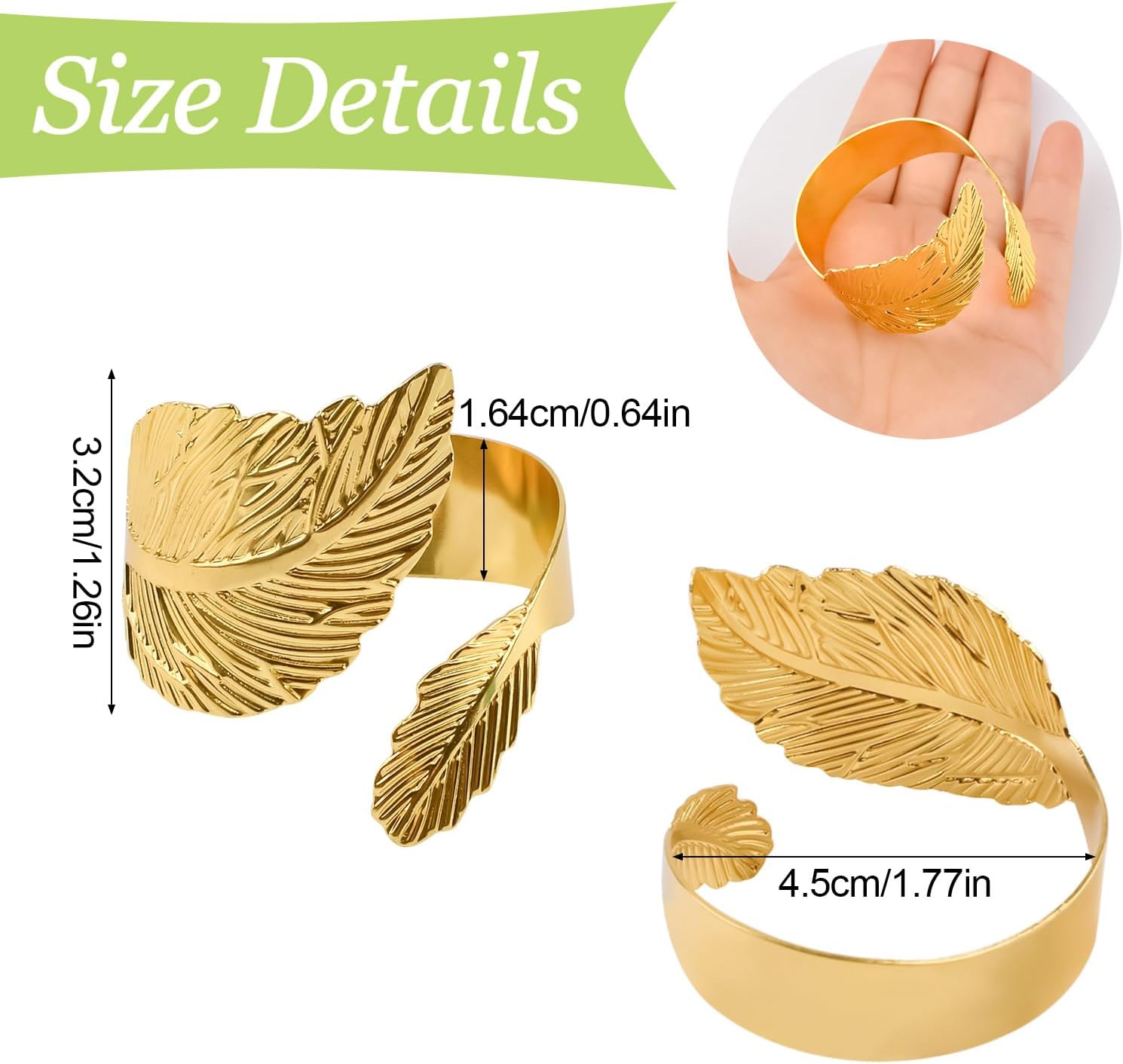 12Pcs Curtain Tie Backs, Simple Elegant Leaf Design Curtain Ties for Drapes Decorative Holdbacks for Lightweight Gauze Curtains(Gold Leaf)
