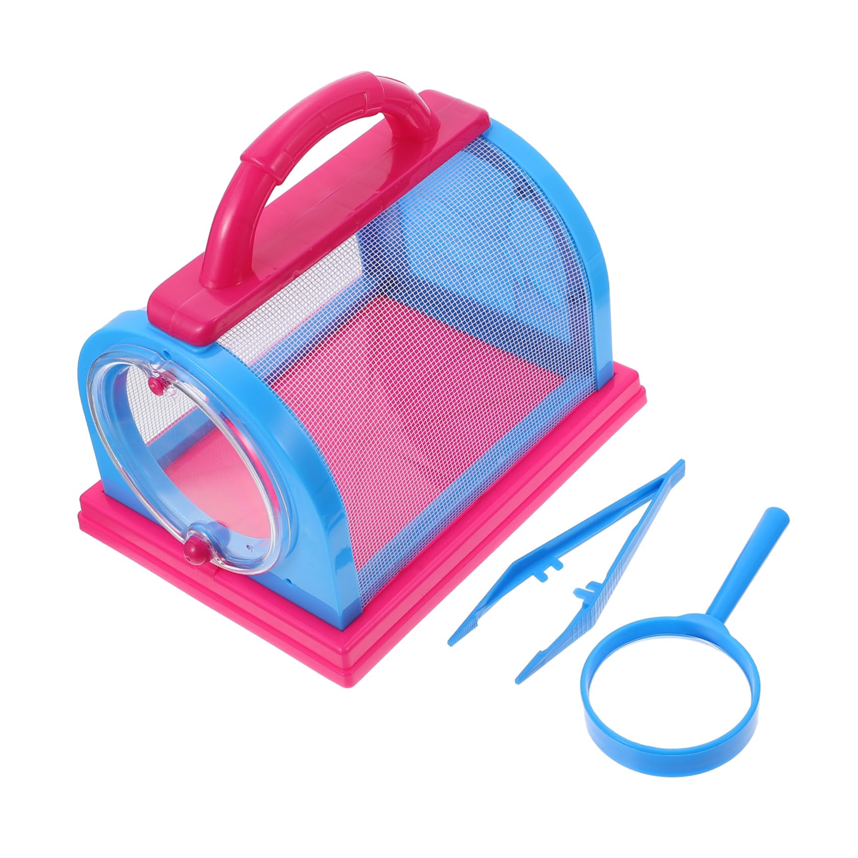 Abaodam 1 Set Insect Observation Container Catching Box Breathable Mesh Design Enhance Boys and Girls' Interest Sturdy and Portable