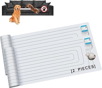 SEERWAY Pet Shock Mat for Dog & Cat, 60x12 Inches, 2 Pieces