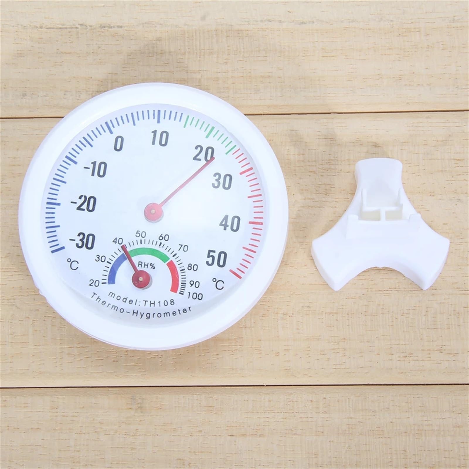 Starkes Thermometer, glockenförmig, analog, Hygrometer, leicht ablesbare Skala, Thermometer, -30-50 Grad, für Gärten, Terrassen