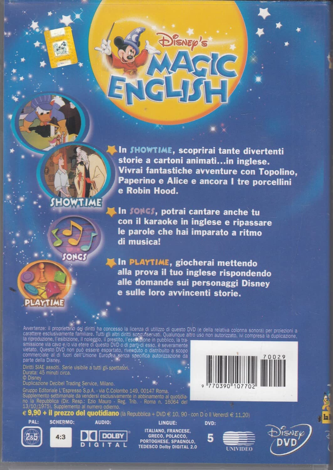 Magic English - Disney's - Collezione di 29 DVD