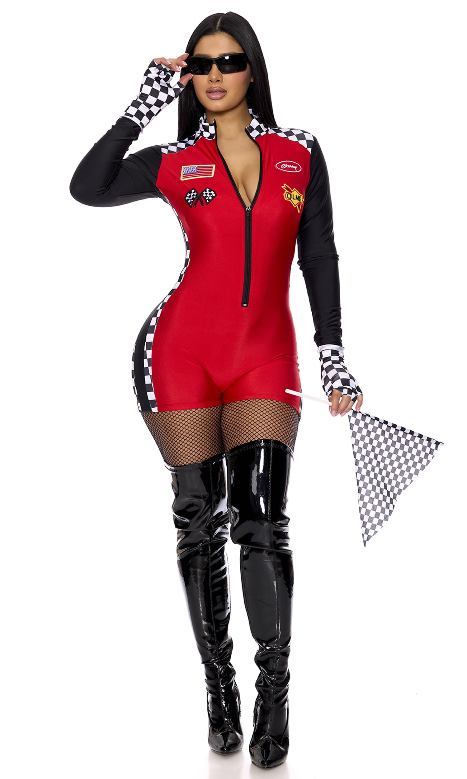 Forplay Costume da pilota da donna a sinistra