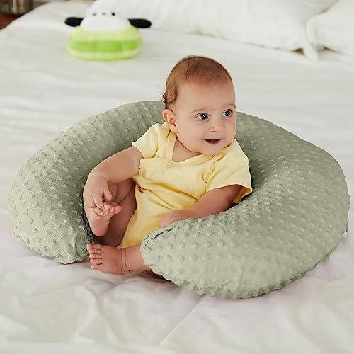 Miniatura 6 de Almohada de lactancia de talla grande para lactancia materna, almohada de lactancia y posicionador con funda de primera calidad para lactancia