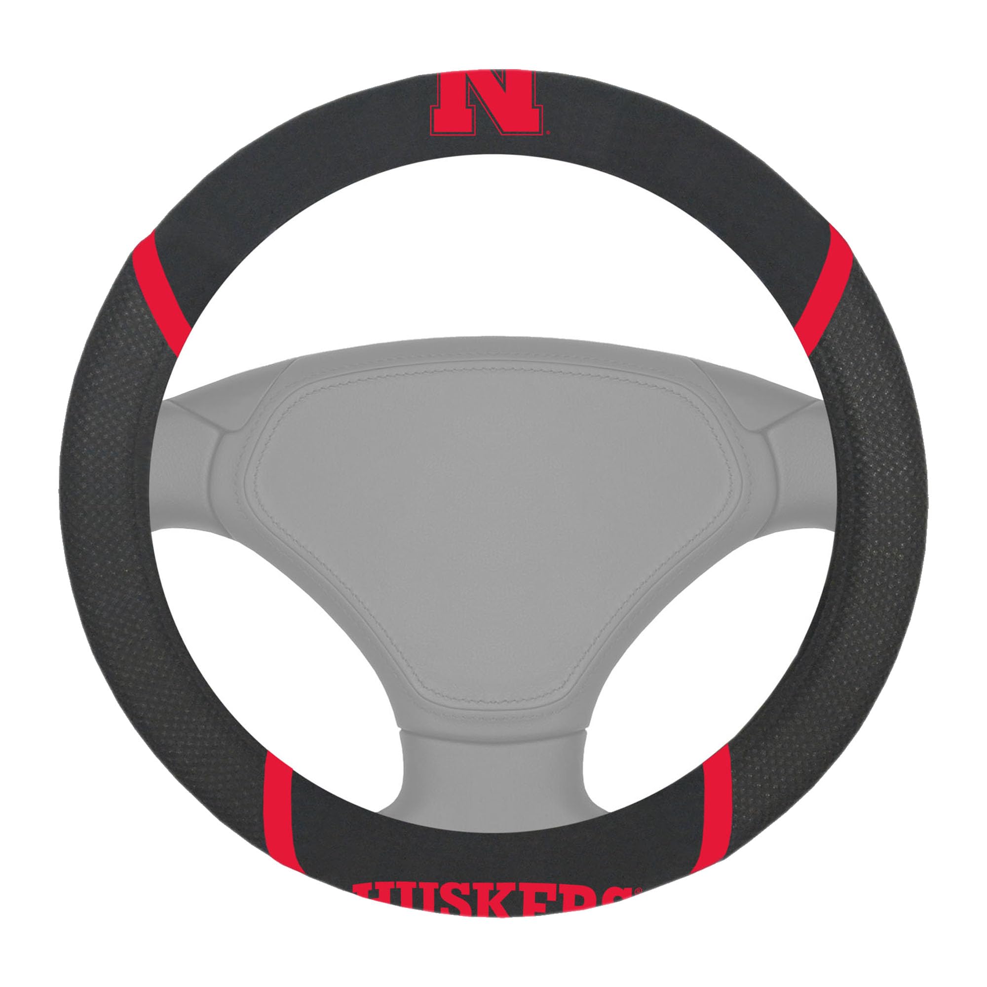 FANMATS NCAA Unisex-Adult Embroidered Steering Wheel Cover