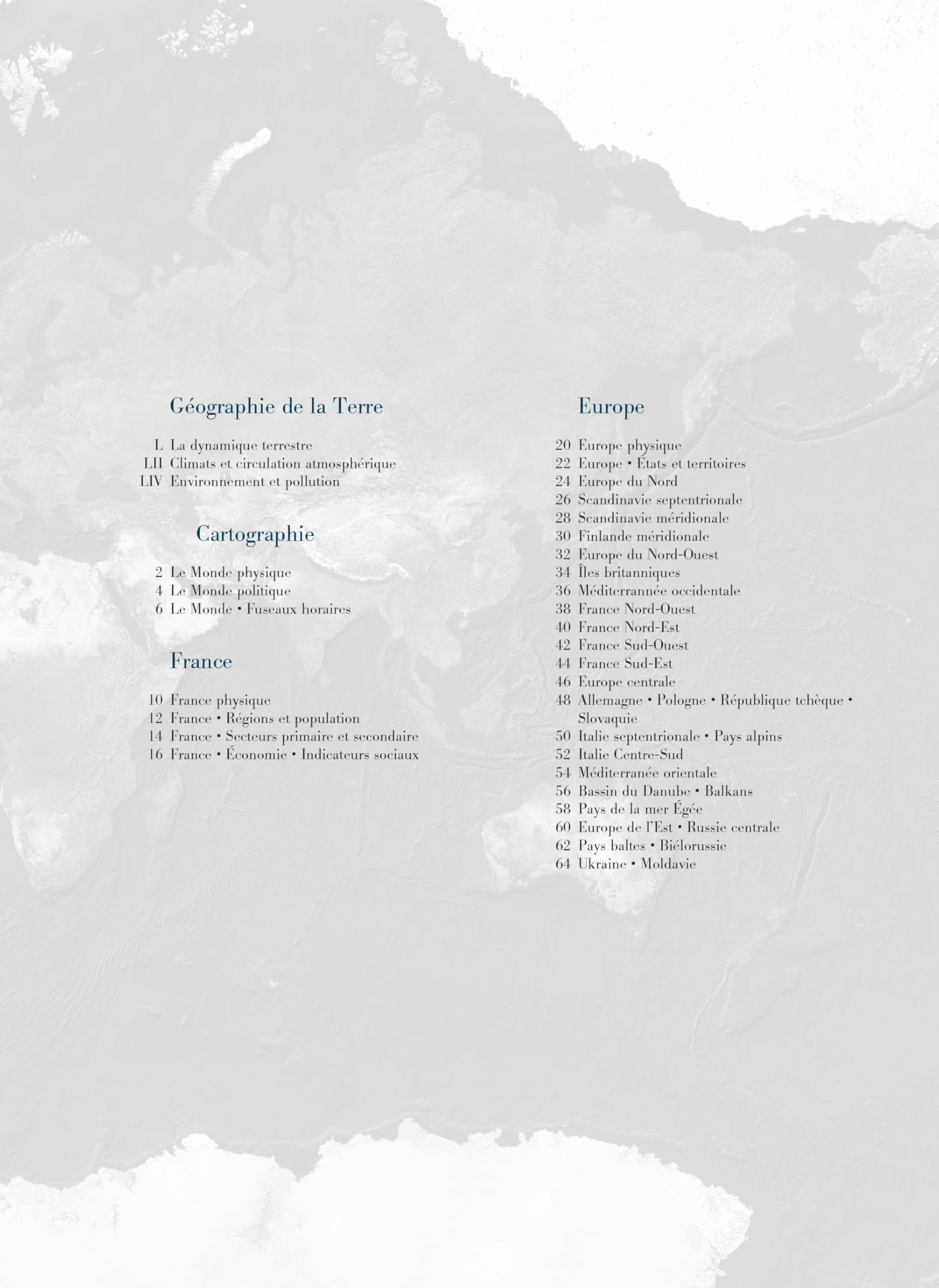 Le Nouvel atlas géographique du monde 6e ed