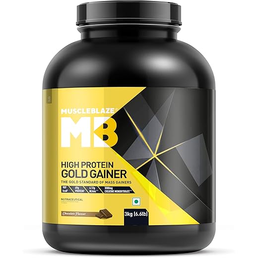 MuscleBlaze High Protein Gold Gainer 3kg