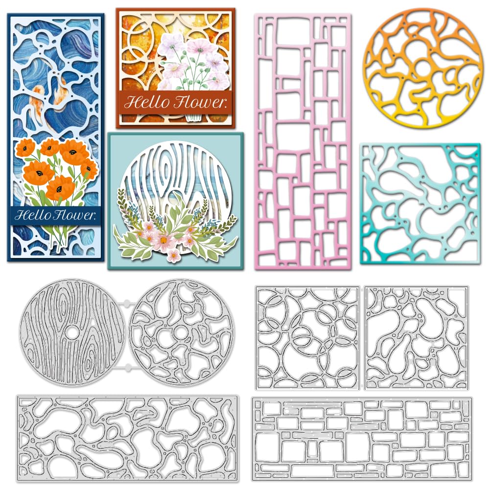 Matrices de découpe en métal pour des cadres rectangulaires parfaits sur vos albums de scrapbooking