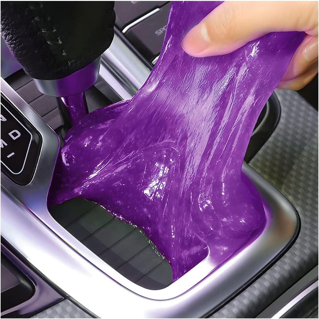 Cleaning Gel for Car for 2018 2019 2020 2021 2022 2023 K-ia Stinger, Auto Detailing Slime Mud Putty Cleaner Dust Removal Car Accessories for Cleaning Air Vents,Purple