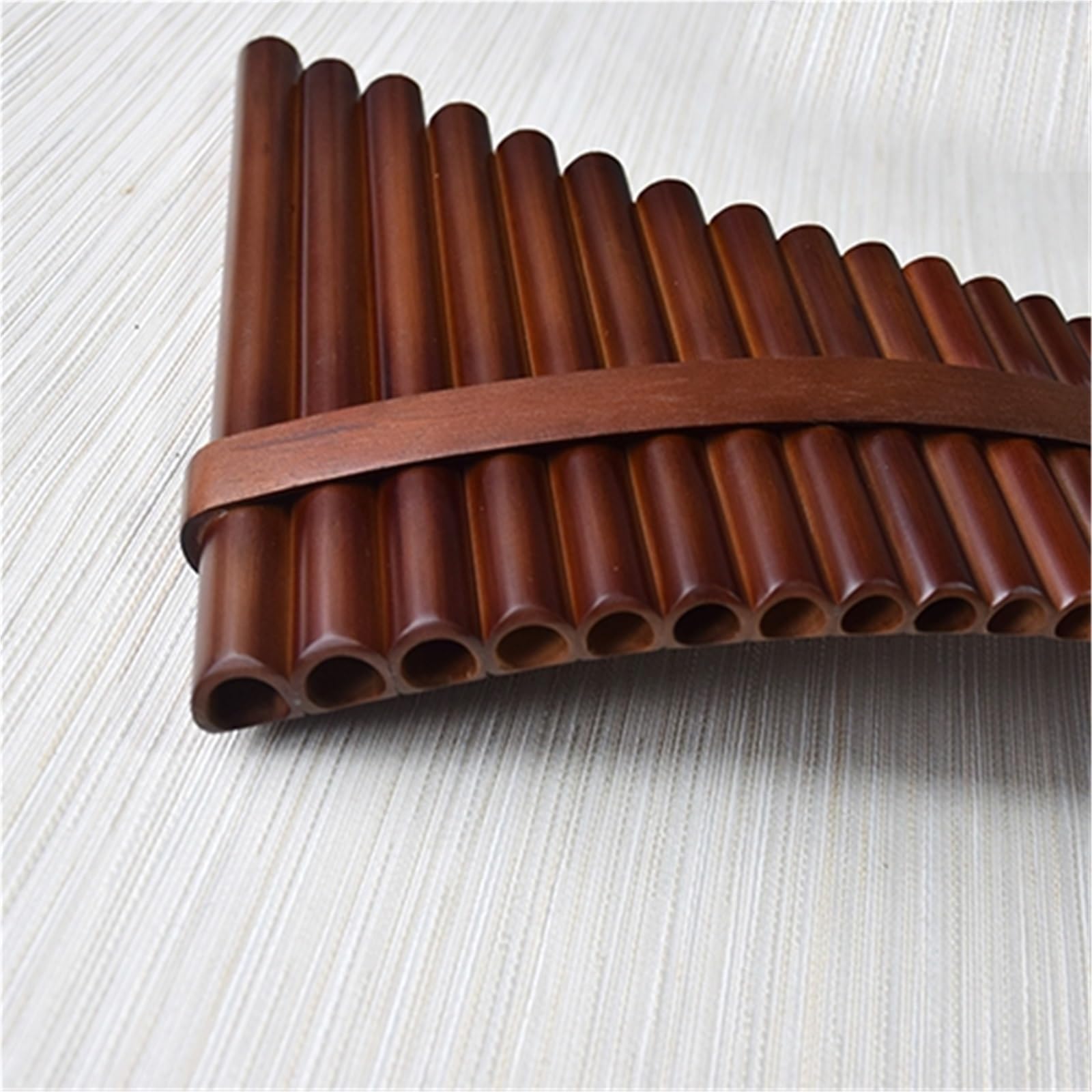 Flûte De Pan Bandes Et Cerceaux En Bois Instrument De Flûte De Pan 25 Tubes Réglage G Réglage C Performance Professionnelle(C,R)