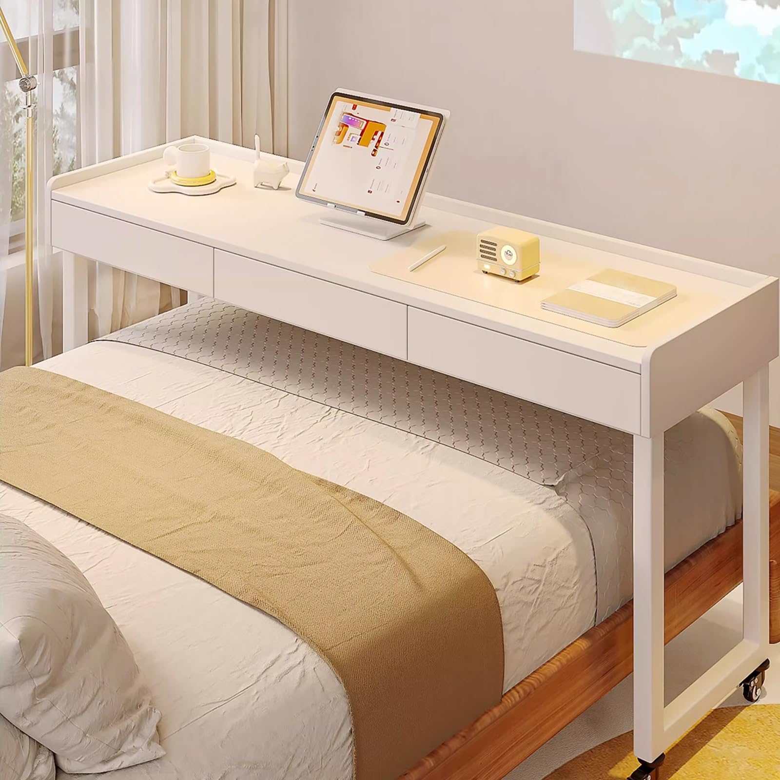 Chambre à coucher table pour lit à roulettes d'aide au repos
