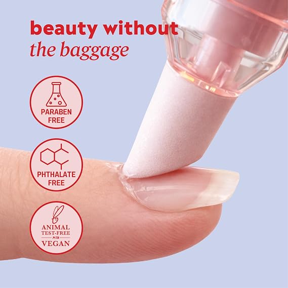 ONYX Professional Bye-ee Cuticles Rapid Remover, Vanilla Coconut Scent - Cuticle Remover Gel with Built-In Cuticle Pusher, Cuticle Pusher Tool for Cuticle Softening and Nail Prep, 0.43 fl. oz