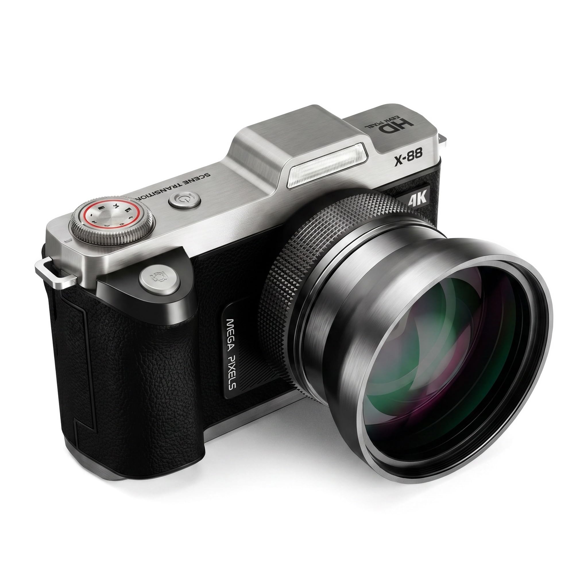Nuova fotocamera digitale 50MP FHD 1080P punto e spara fotocamera con zoom 16X Anti Shake fotocamera compatta con scheda TF
