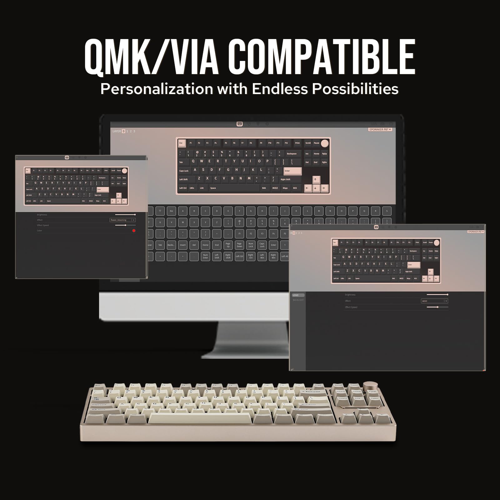 Amazon.com: EPOMAKER P87 TKL Aluminum Wireless Gaming