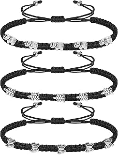 vama Womens FASHIONS Adjustable Black Kala Thread Nazar Anklet Combo (3 Pieces) With Elephant Butterfly Tortoise Charms Handmade Drishti Anklets-picture-55