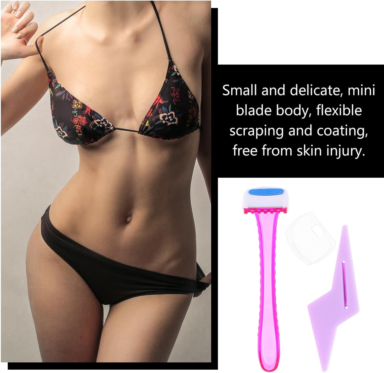 Bikini Razor for Women Women Razor Bikini Shaver Hair Ladies Trimmer Privates Shaving Tool Silicone Shaver Smooth Finish