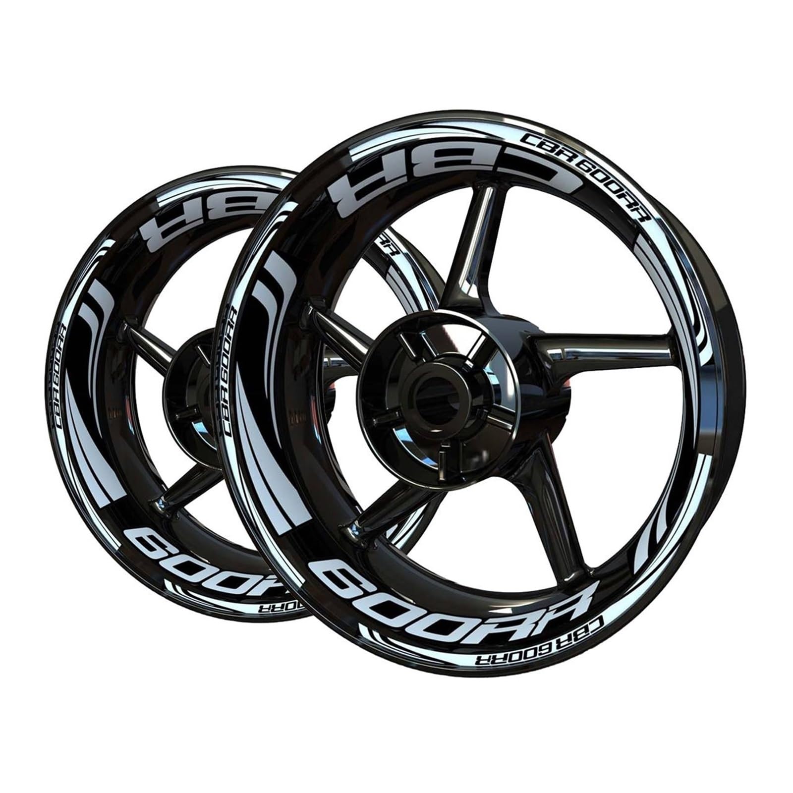 for CBR 600RR for CBR600RR Wheel Sticker Decal Kit Rim Motorcycle Set(7)