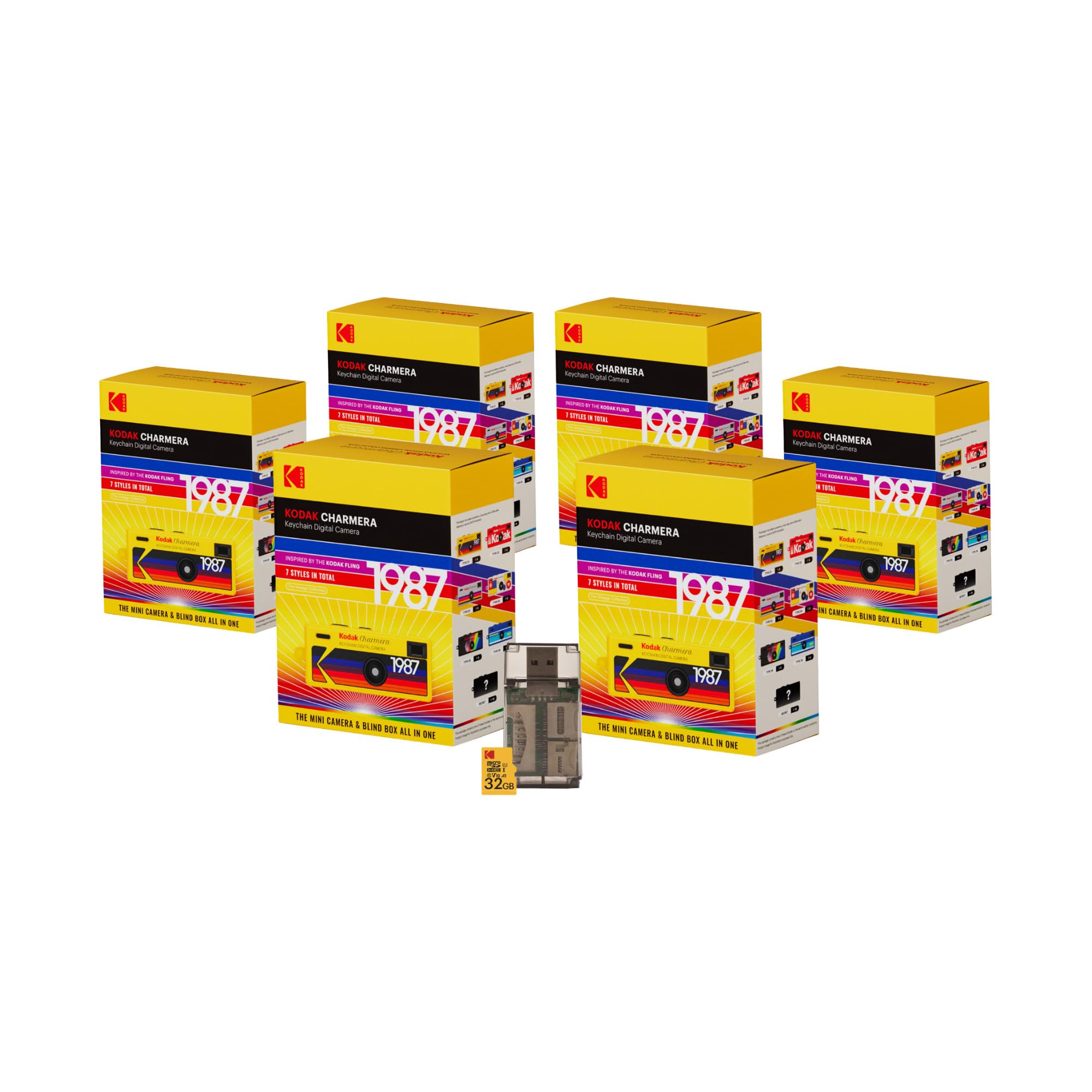 Amazon.com : Kodak Charmera Digital Camera 6-Pack | 32GB microSD