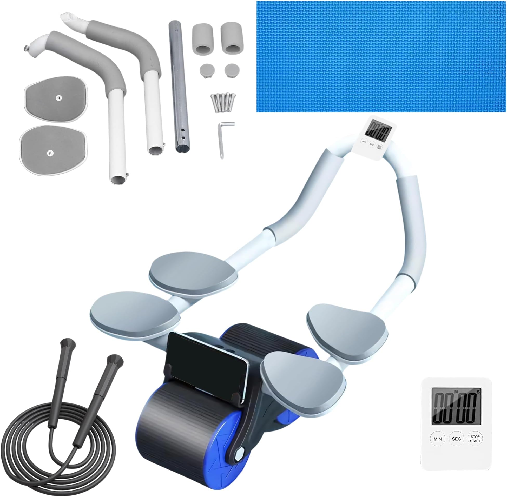 JS Enterprises Ab roller wheel Automatic Rebound 4th Gen Ab Abdominal