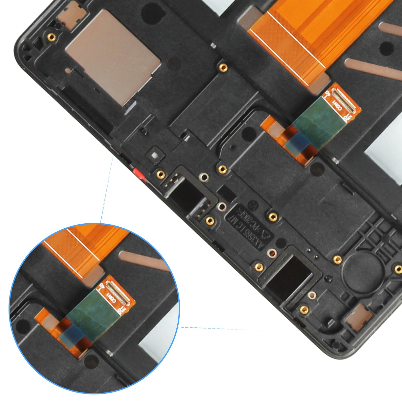 Écran Remplacement Samsung Galaxy Tab A7 Lite LCD Display SM-T220 8.7" avec Cadre