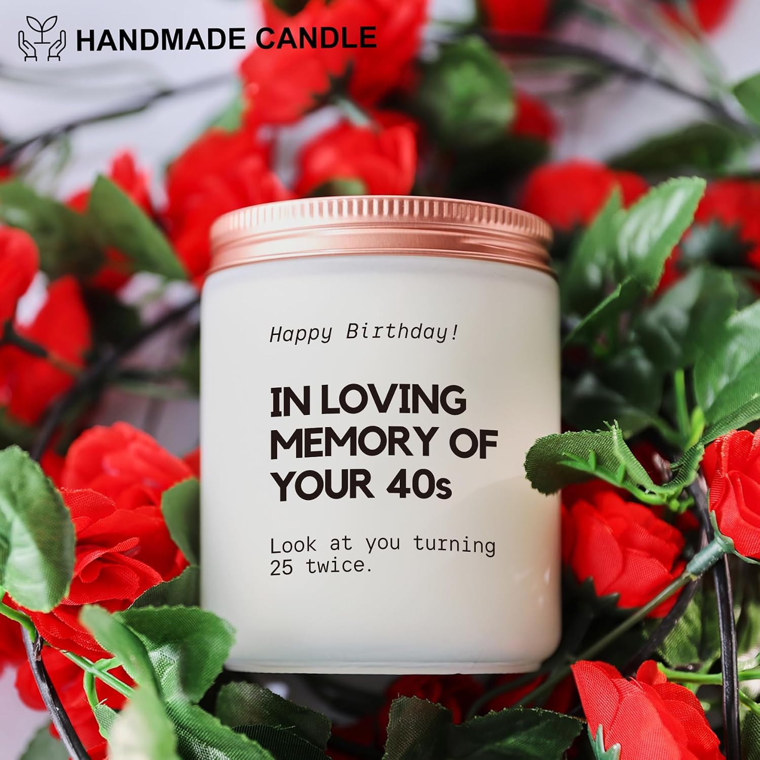 Best 50th Birthday Gifts for Women Men,Funny Friend Gift for Women Fifty, 50 Year Old Bday Gifts for Sister Wife Mom Candle