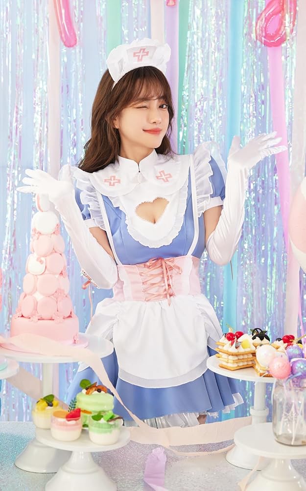 Amazon.co.jp: [Malymoon] メイド ナース ハート コルセット