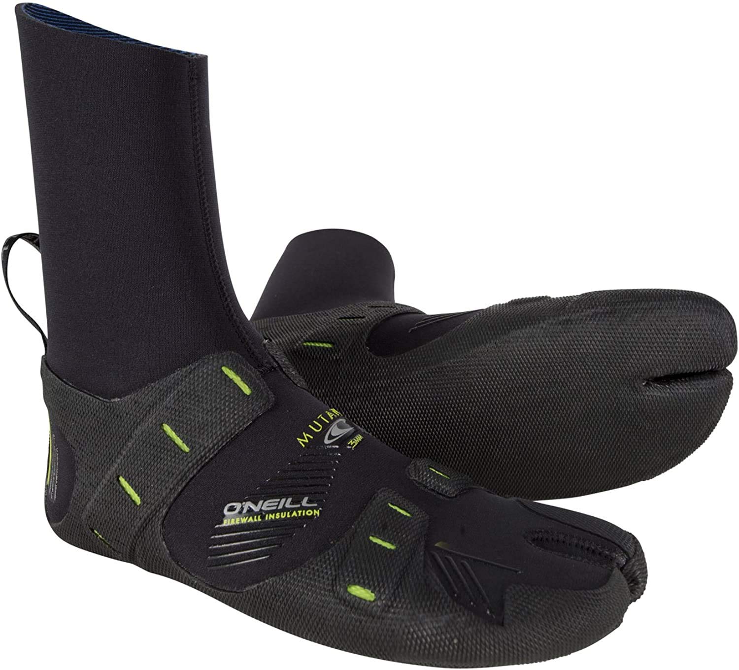 O'Neill Mutant 3mm Split Toe Booties, Black, 13