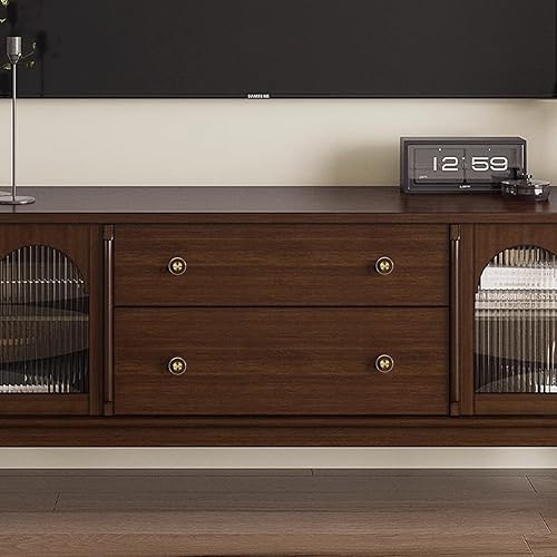 Miniatura 3 de Paquete de 6 pomos de cristal blancos de 1-14 pulgadas, pomos redondos de latón para cajones, tiradores de tocador, accesorios dorados para puertas