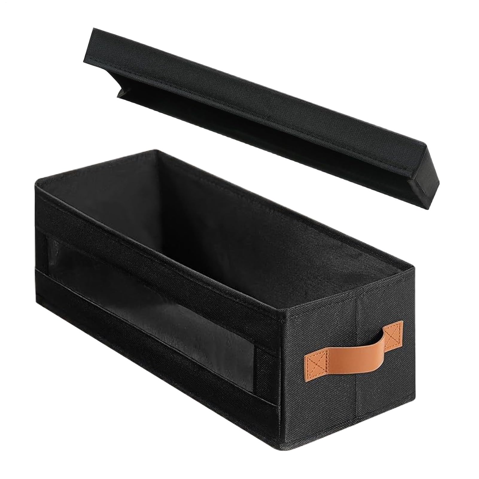 Boîte de rangement pour vêtements et serviettes, bac en tissu portable pour placards maison