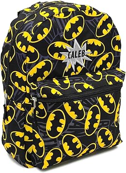 DIBSIES Personalized Kids Backpack Created Using Character Backpack (created using Batman All Over Print Character Backpack)