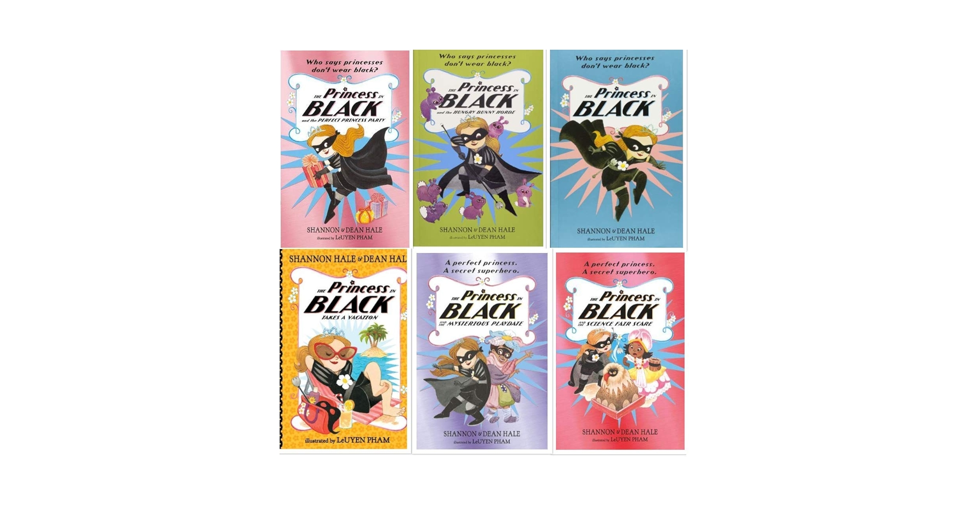 [新品。海外購入]9冊セット The Princess in black The Princess in Black 6 Book Set Action & Adventure, Humor