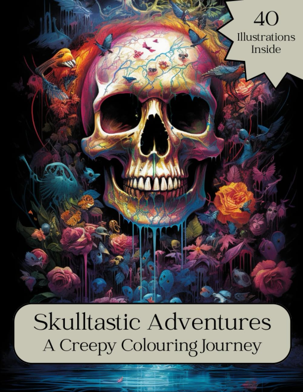 Skulltastic Adventures: A Creepy Colouring Journey